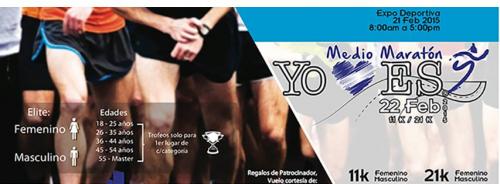 Sexta Edicion Media Maraton 21KM YOAMOES 2015 - Imagen 1