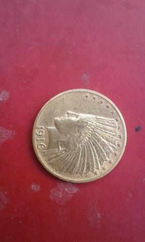 Vendo moneda de 10 Norteaméricana de oro de - Imagen 3