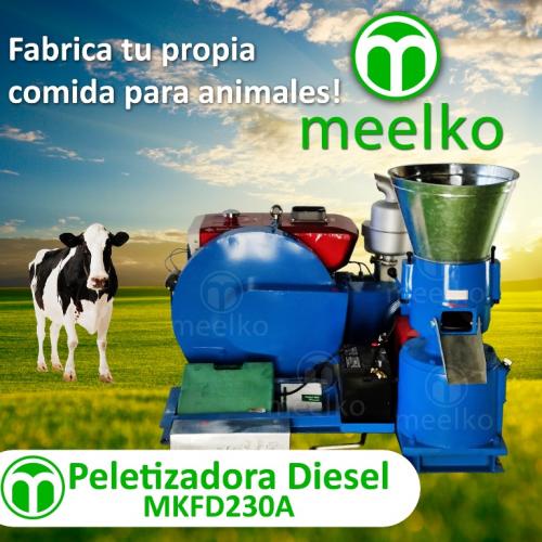 Peletizadora Meelko 230 mm 22 hp DIESEL para  - Imagen 1