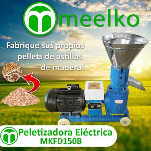 Maquina Meelko para pellets con madera 150 mm - Imagen 1