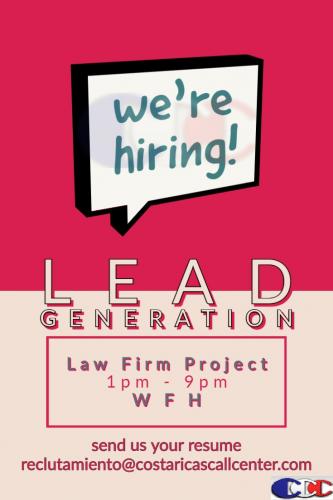 CALL CENTER LEAD GENERATION LAW FIRM JOB IN S - Imagen 1