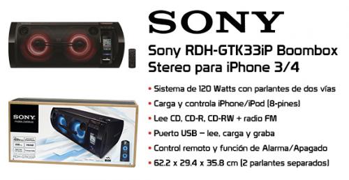 Sistema de sonido avanzado allinone Sony RD - Imagen 2